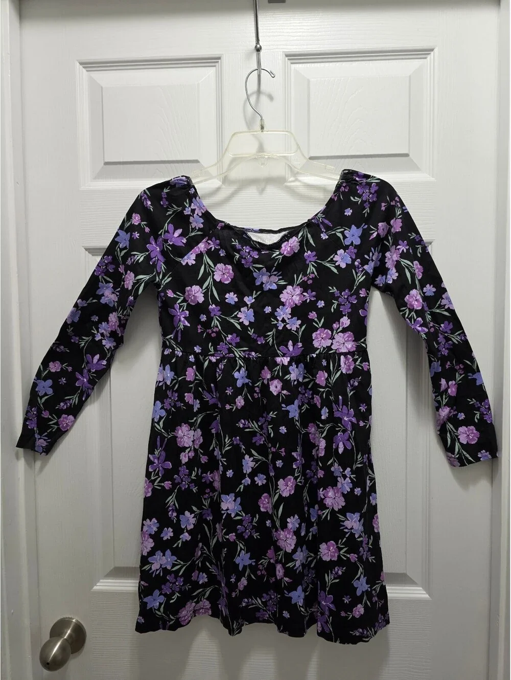 The Children's Place Girls' Long Sleeve Floral Dress Size XL (14)